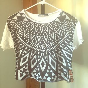 Aztec Crop Top