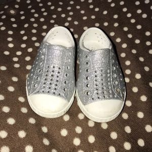 Little Girls Sparkly Native Slip Ons