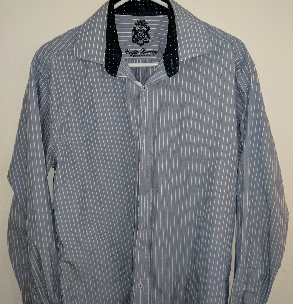 English Laundry Men's Dress Shirt