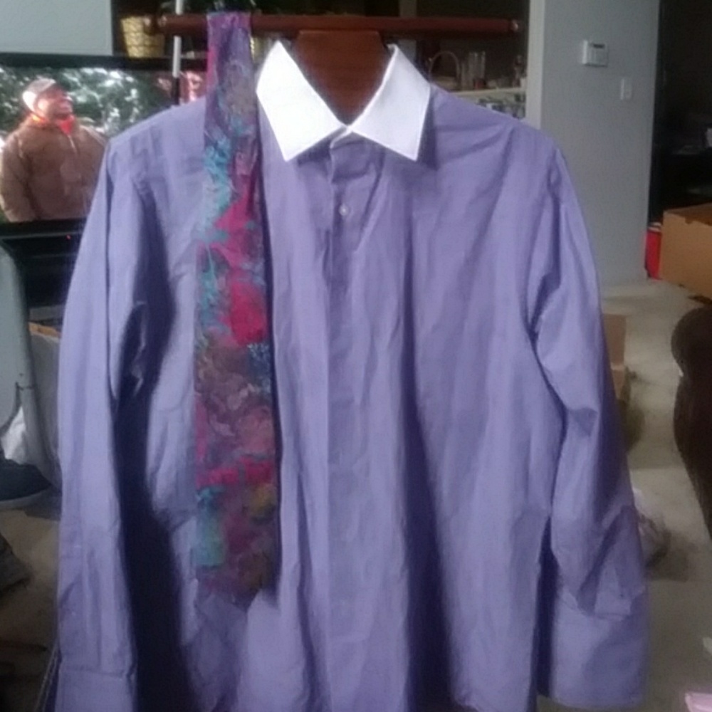 Sold Geoffrey beene dress shirt $28 16/ 33 ft - Picture 4 of 7