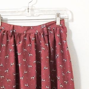 Midi skirt with pockets