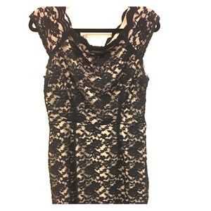 Black Lace Cocktail Dress
