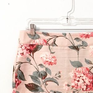 Loft floral pencil skirt