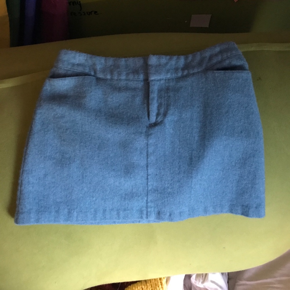 American eagle blue real mini skirt