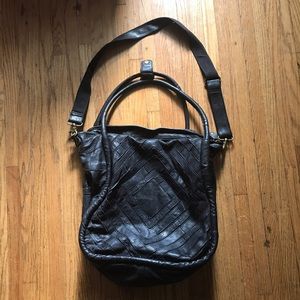 Black Leather Tote