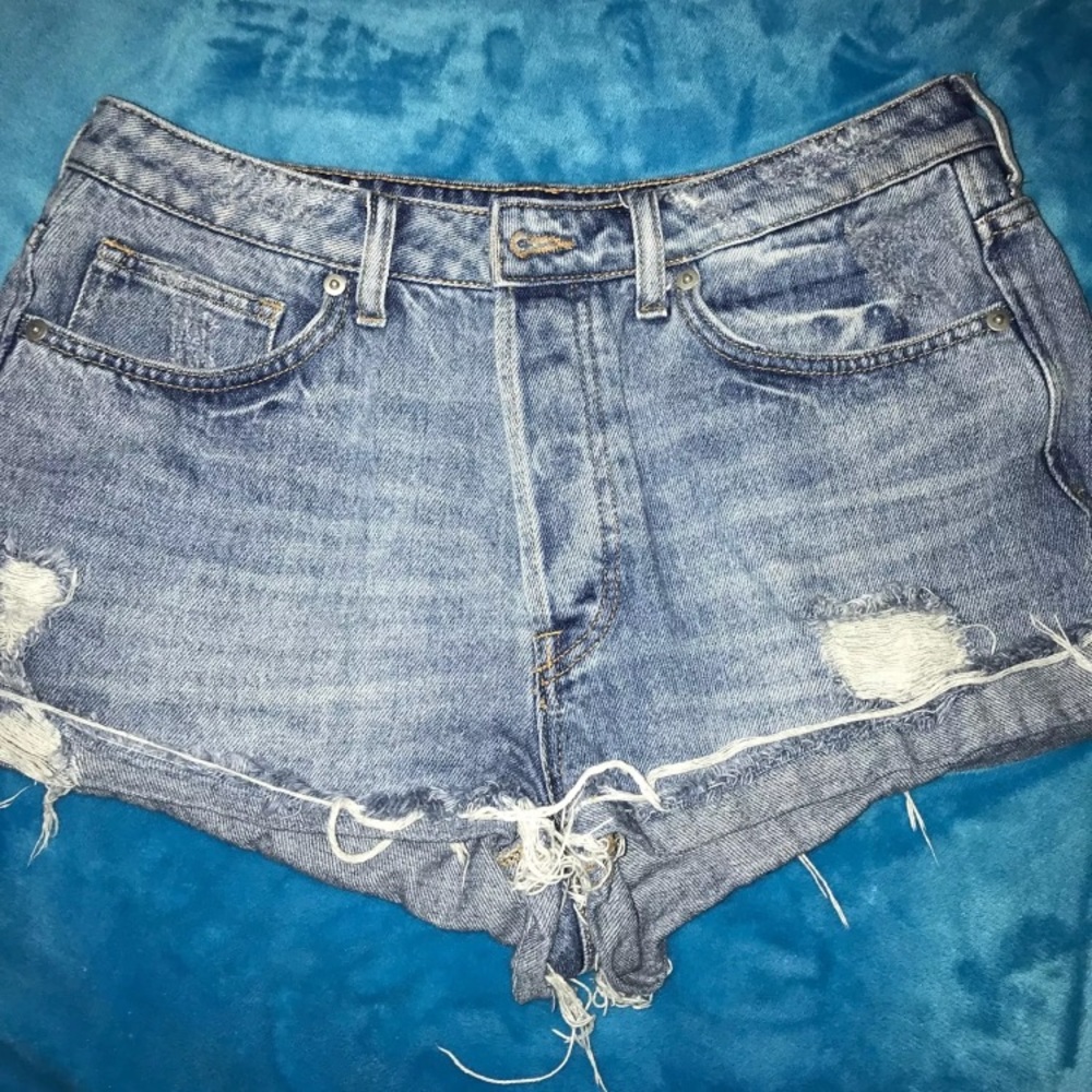 Vintage style high waisted shorts