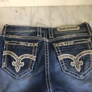 Rock Revival cuffed skinny jeans. Size 29