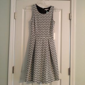 NWT Gray Chevron Dress