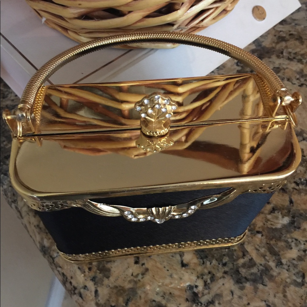 Ladies Diamanté Box Purse