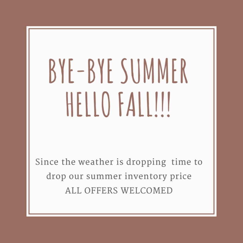🍁🍂🍁BYE- BYE SUMMER... HELLO FALL