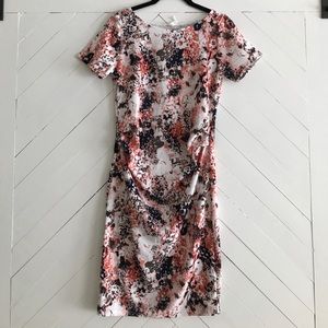 Pink Blush floral maternity dress