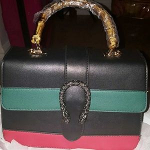 Dionysus bamboo handle bag