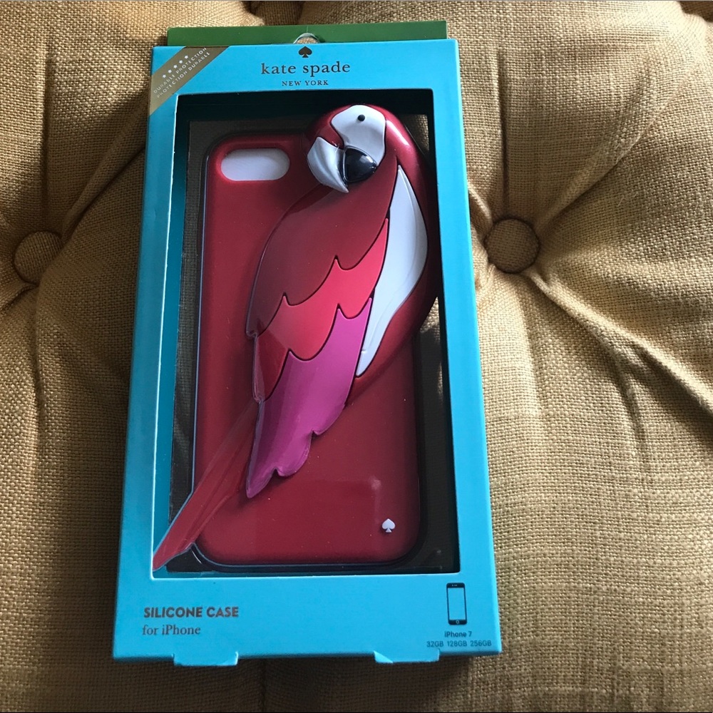 ♠️🎀HP🎀♠️ NEW Kate Spade Parrot iPhone 7 Case - Picture 4 of 4