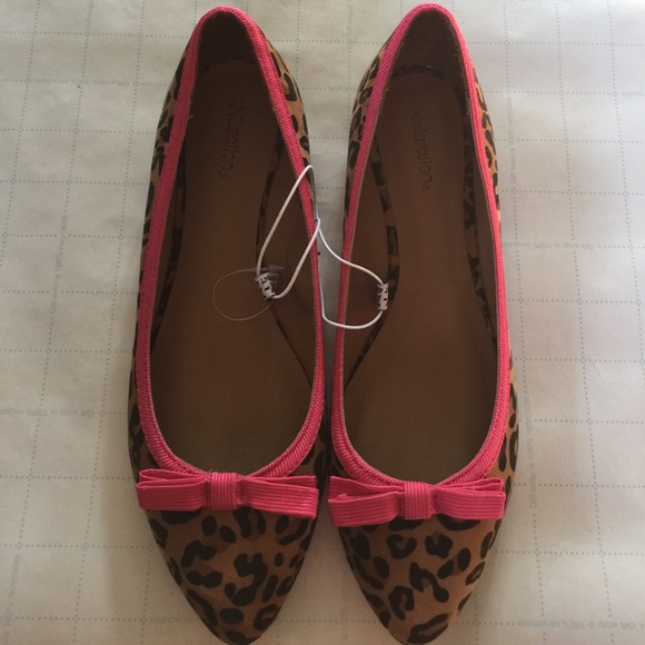 Cheetah Print Flats - Picture 1 of 4