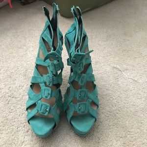 Teal heels