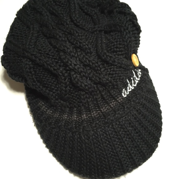 womens knit brim hat