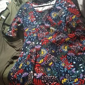 LuLaRoe NICOLE floral dress  sz16-18