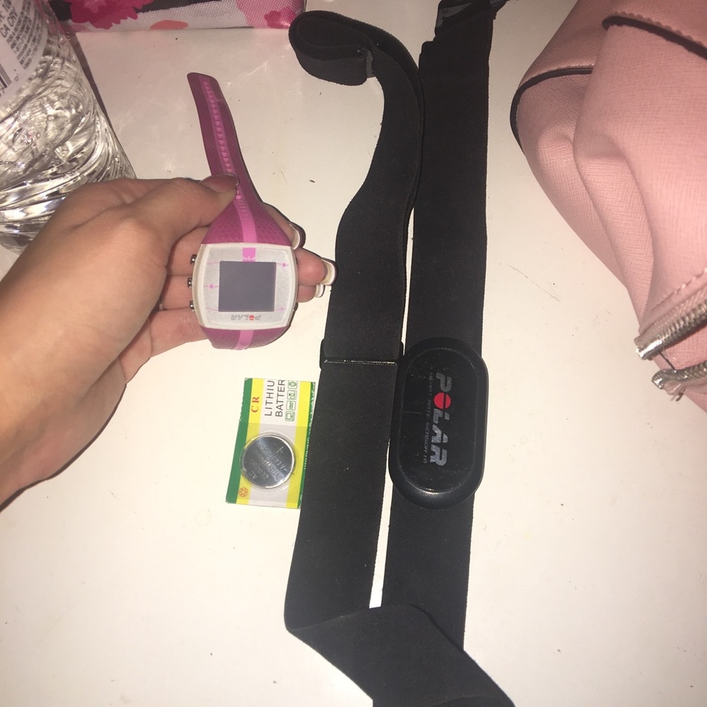 Polar watch. Tracks calories burned