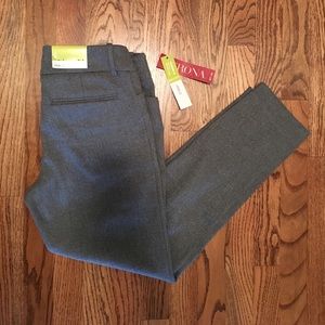 Gray Ankle Length Dress Pant