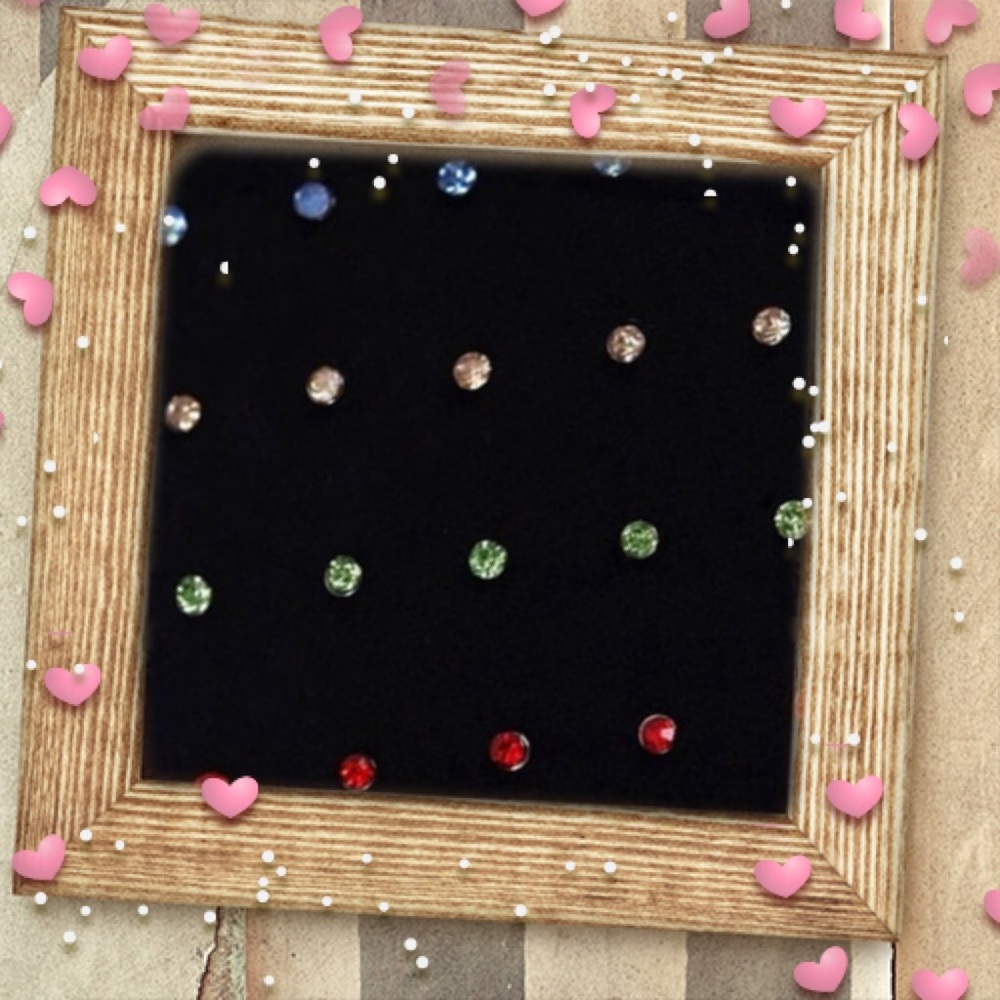 Set of 4 Nose Stud... hypo allergenic asst. colors