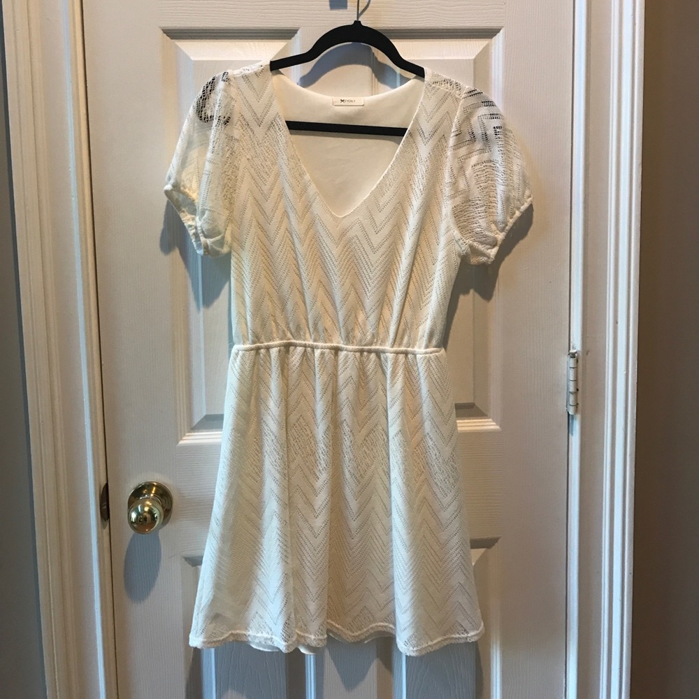 Fall Concert Lace Dress Ivory