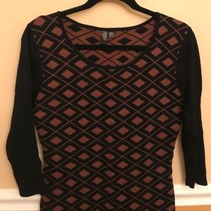 BRAND NEW! Brown and black sweater dress!!