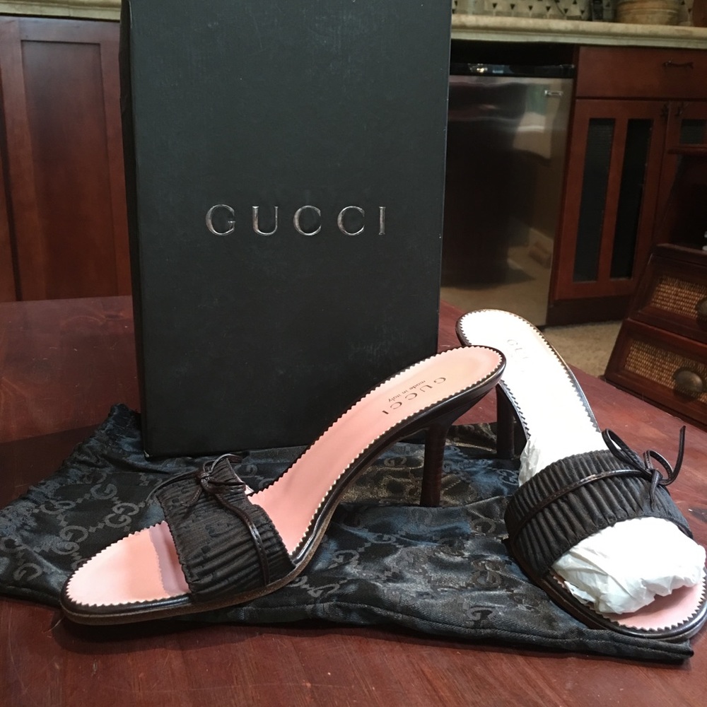 New Gucci Slides 8.5B Marrone