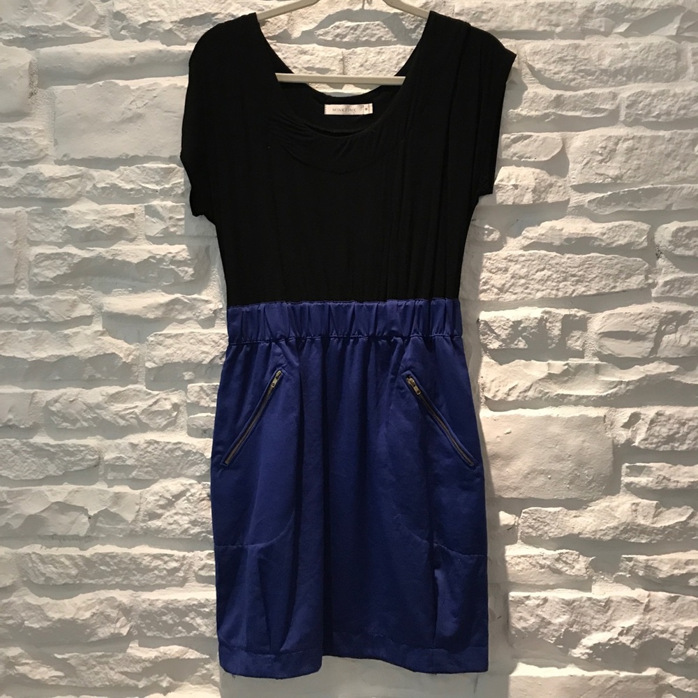 Mink Pink Dress T-shirt top with silky skirt