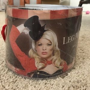 Halloween Costume Mini Glitter Top Hat & Whip