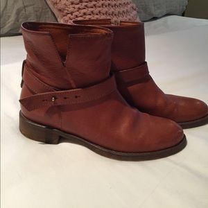 Madewell brown ankle boot