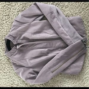 Free People Suede Moto Jacket