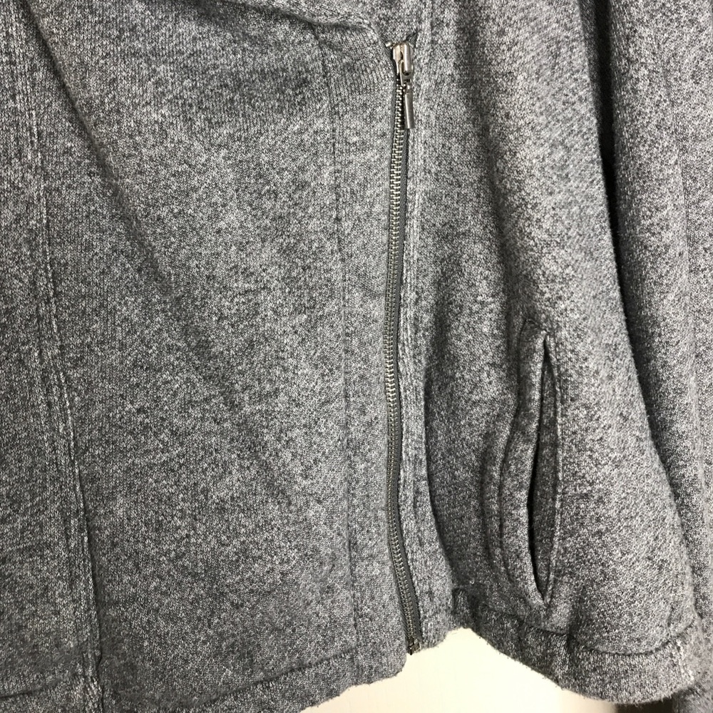 Moto style sweater with off center zip detailing - Picture 2 of 6