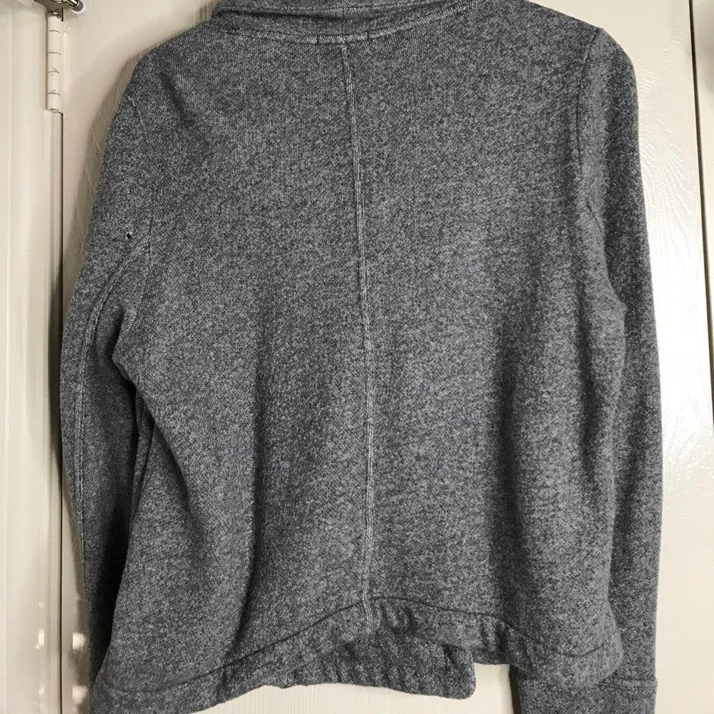 Moto style sweater with off center zip detailing - Picture 4 of 6