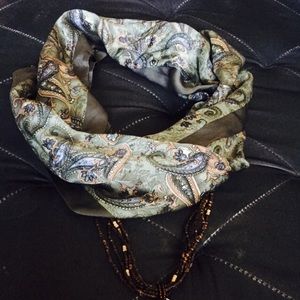 100% Silk Slim Scarf