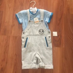 Boy Shorts overalls with shirt