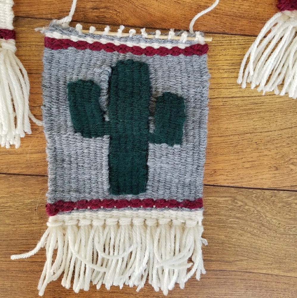 Hand made Saguaro weaving