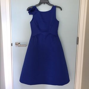 NWOT kate spade blue v-back dress