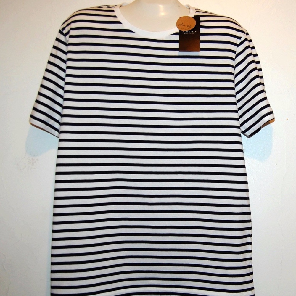 Essentials Zara T-shirt Cotton Men's 2XL NEW