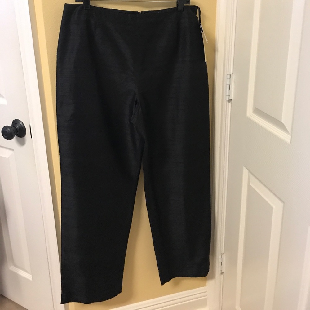 Maggy London black silk pants