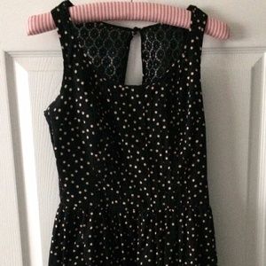 LAUREN CONRAD Black Polka Dot Dress | 2