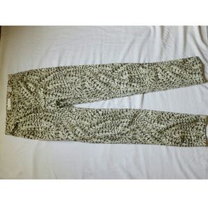 MCM printed high waist jeans