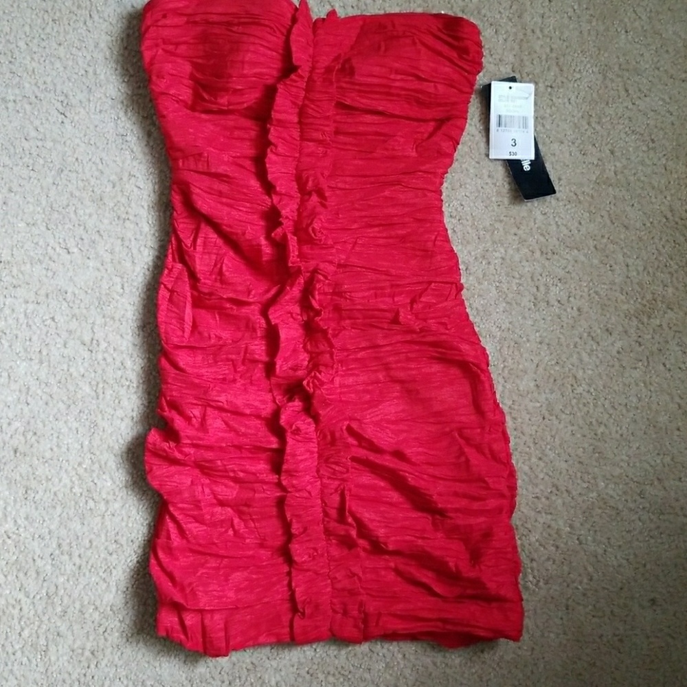 Strapless dress