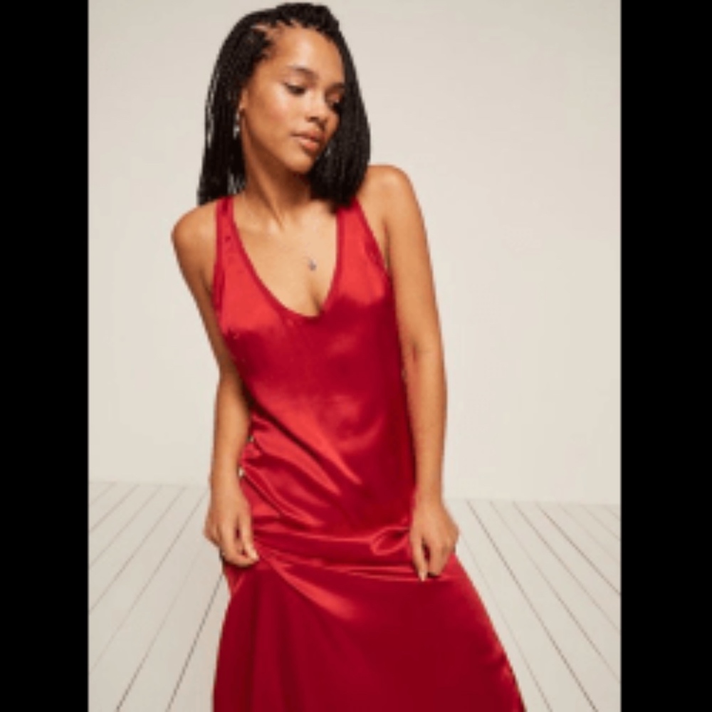 *NEW Reformation silk dress *NEW WITH TAG*