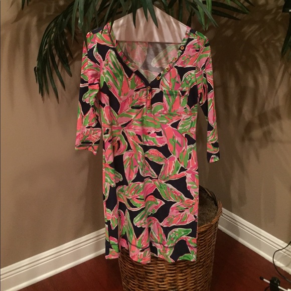 Lilly Pulitzer floral dress - Picture 1 of 4