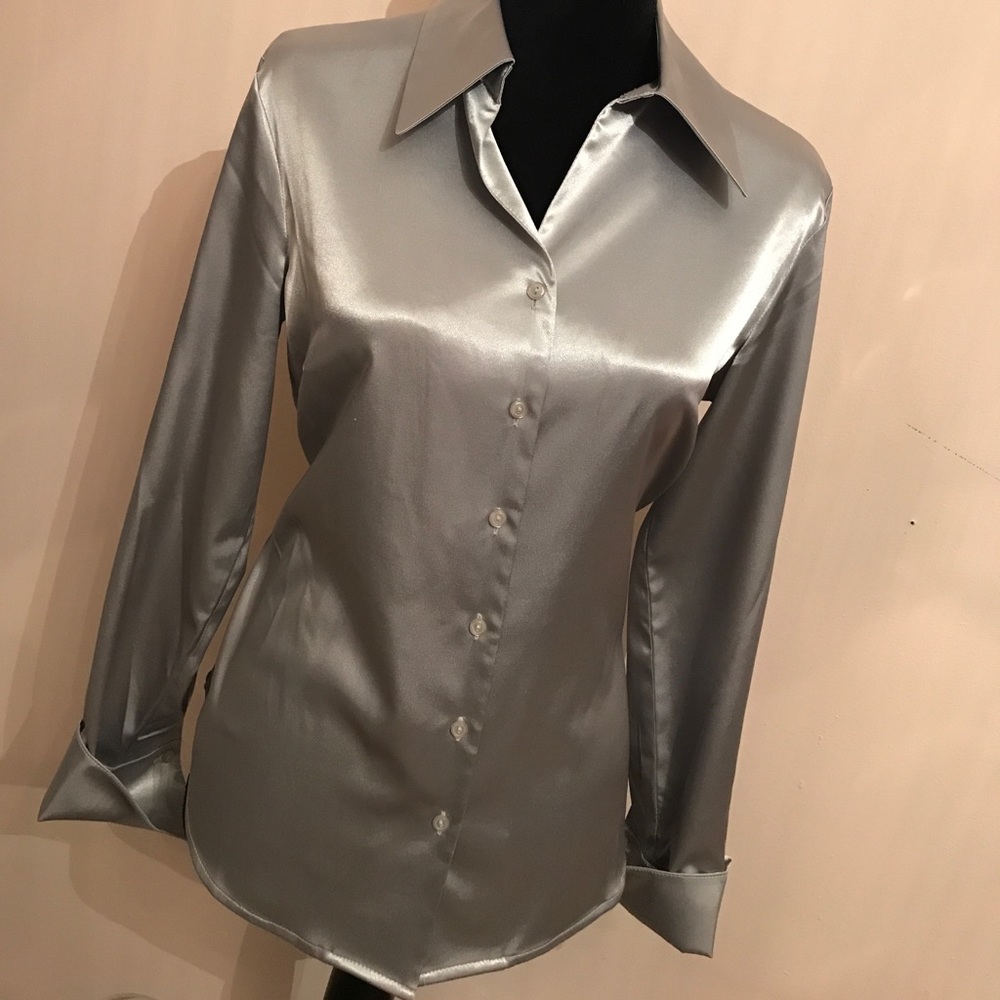 Gorgeous Silver Blouse