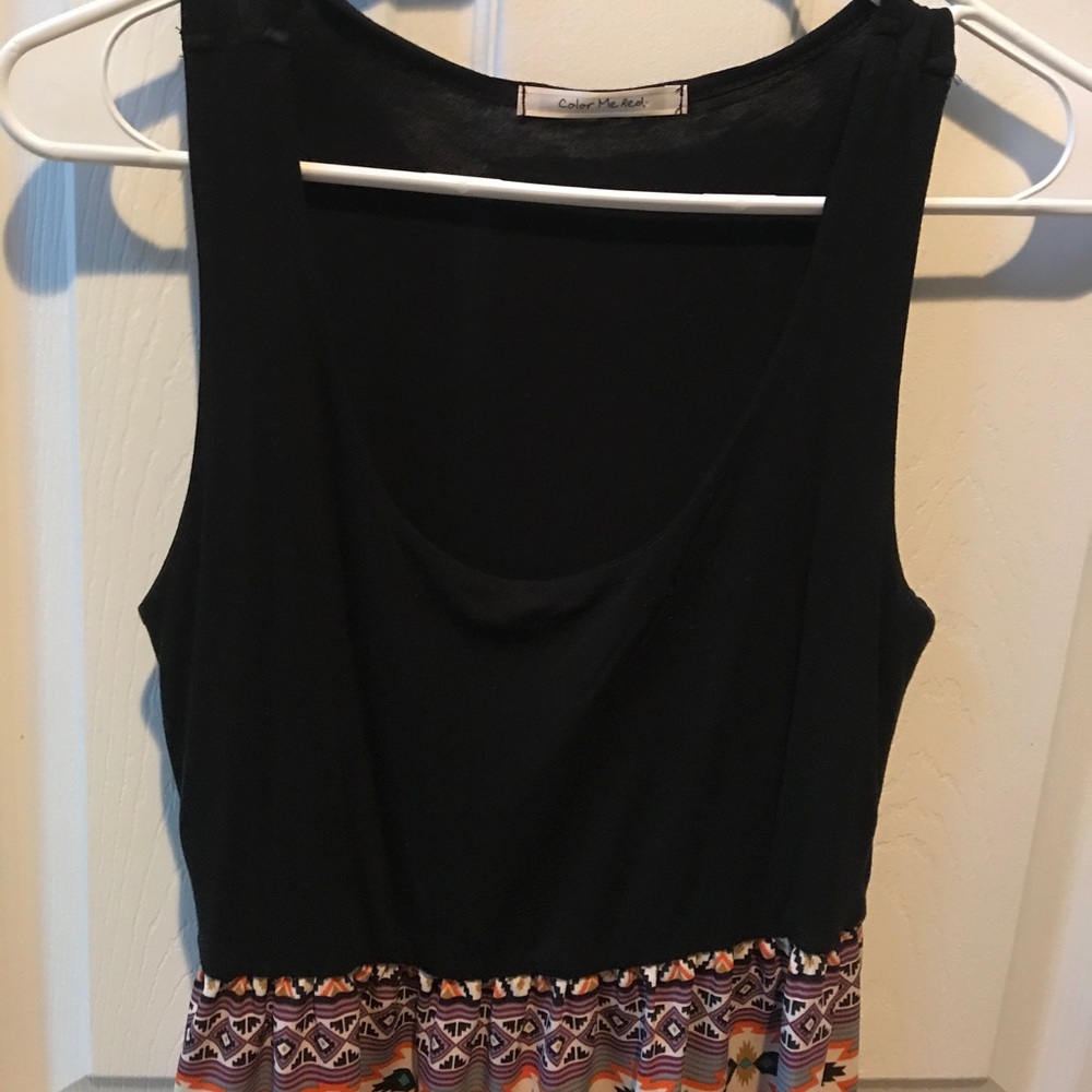 Color Me Red Boho Aztec Style Maxi - Picture 4 of 4
