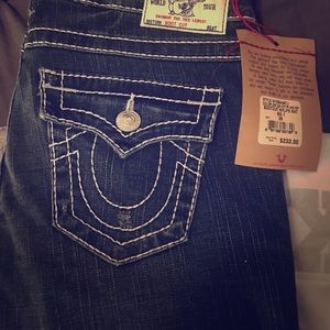 Brand new size 28 True Religion bootcut jeans. NWT