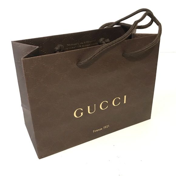 4x Authentic Gucci Accessory Shopping Bags - Picture 2 of 4