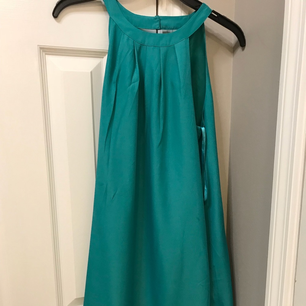 Teal J Crew Dress