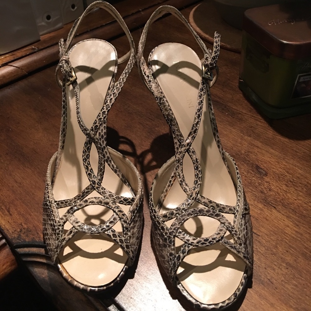Snakeskin sandal